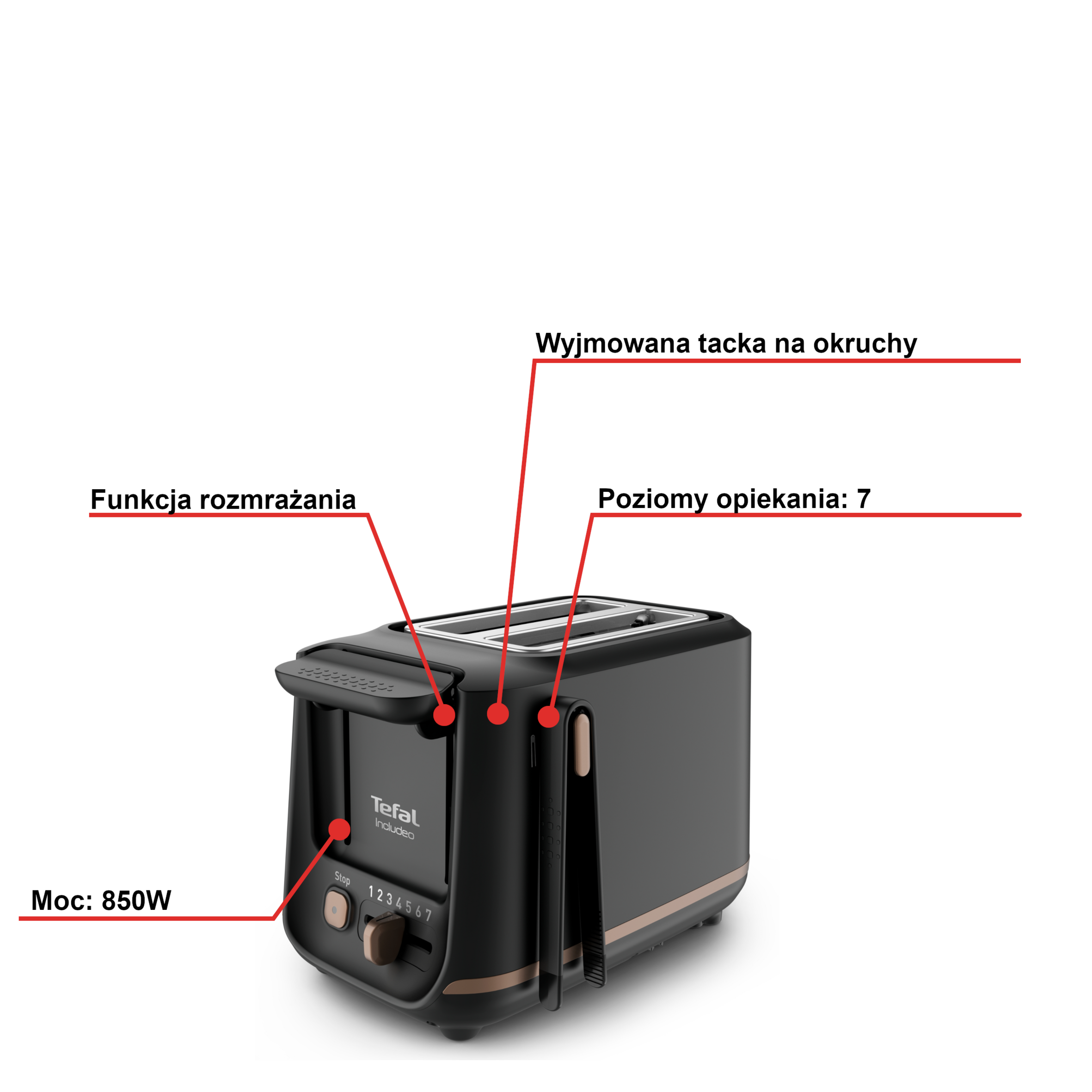 Toster TEFAL INCLUDEO TT5338