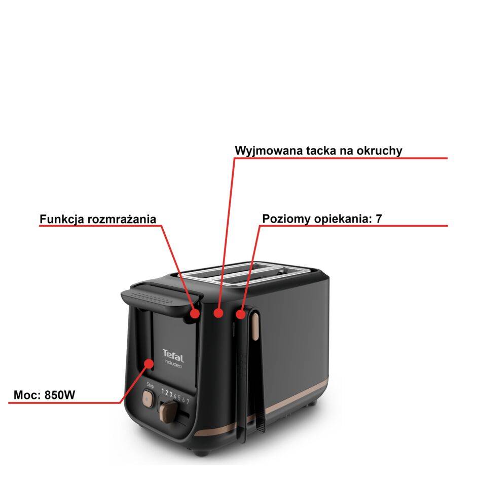 Toster TEFAL INCLUDEO TT5338 