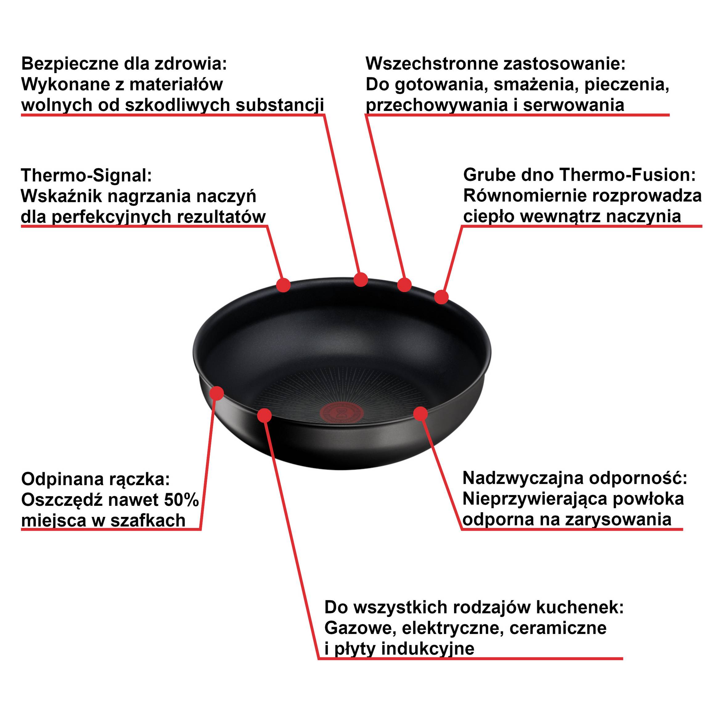 Wok TEFAL INGENIO UNLIMITED 26 cm