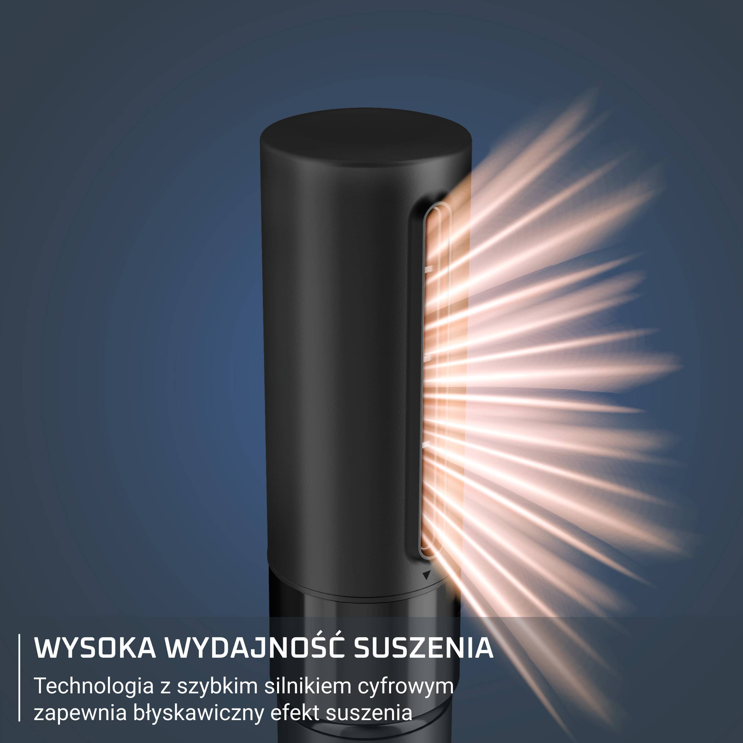 Suszarko-lokówka, Rowenta Air Shape, 3 poziomy, akcesoria, jonizacja