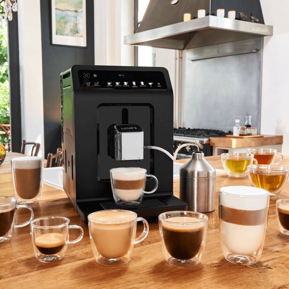 Ekspres do kawy automatyczny KRUPS EVIDENCE PLUS EA8948 (czarna stal)