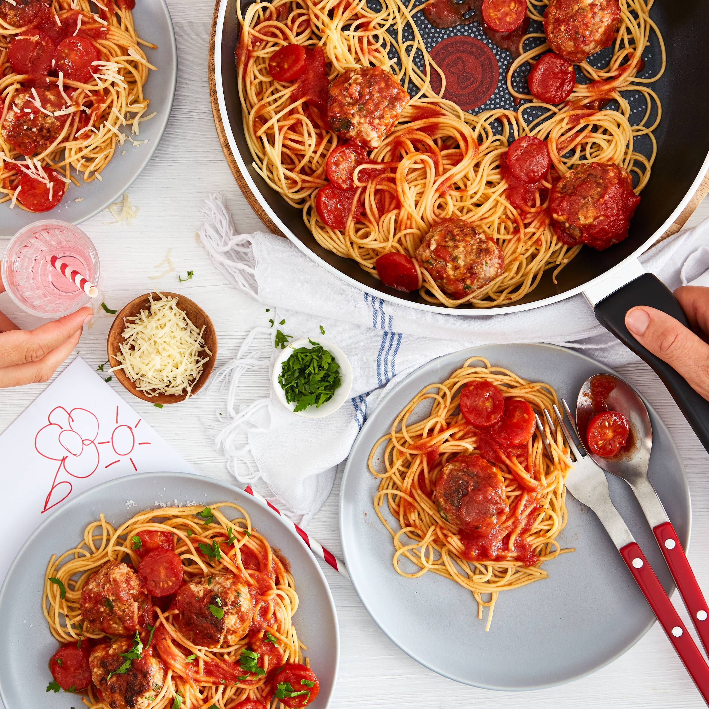 Zestaw patelni TEFAL GENEROUS COOK 20/28cm