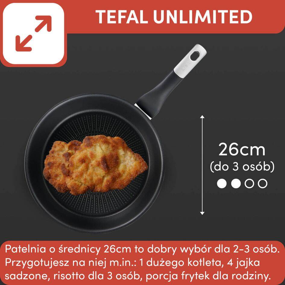 Patelnia TEFAL UNLIMITED 26cm