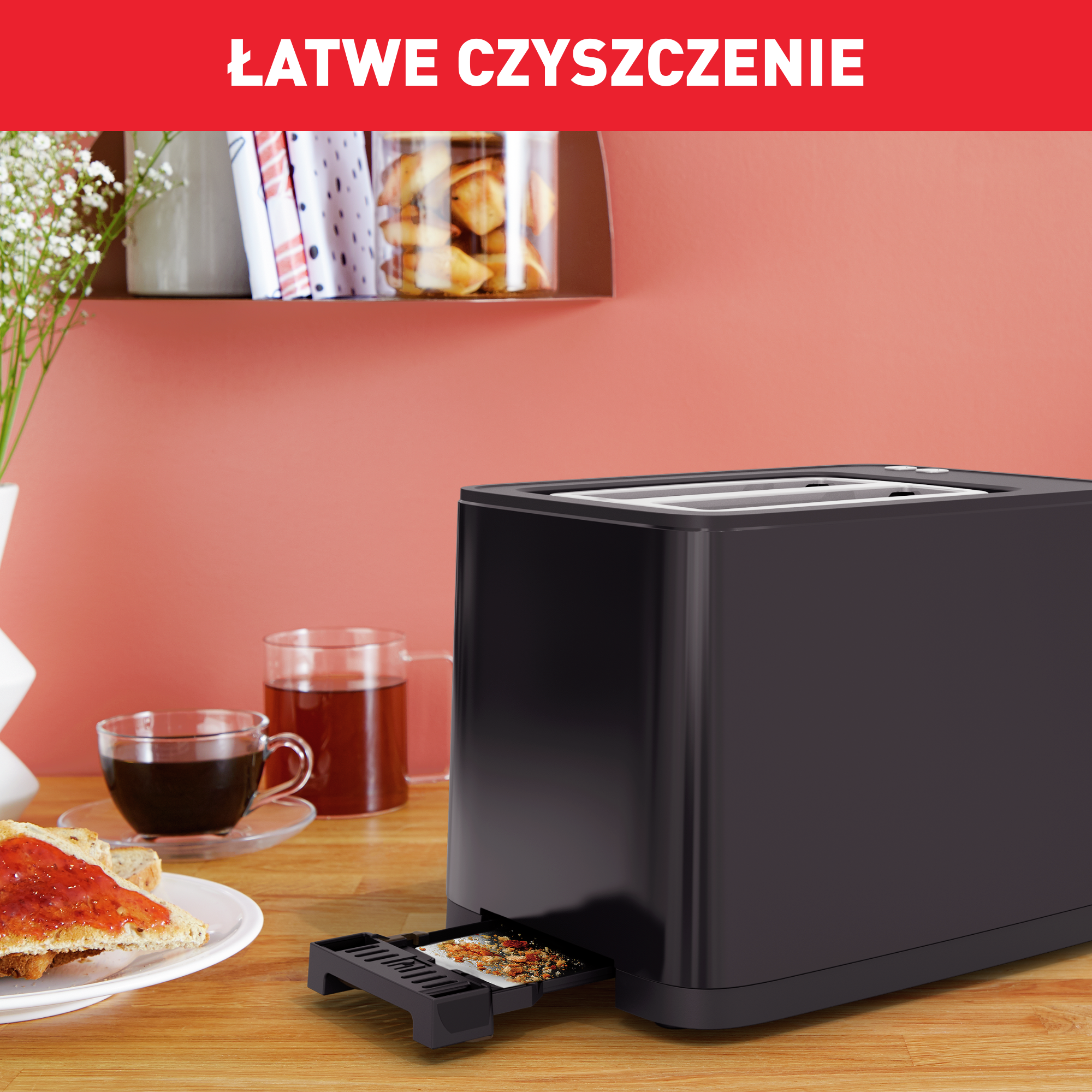 Toster TEFAL DISPLAY TOASTER TT6408