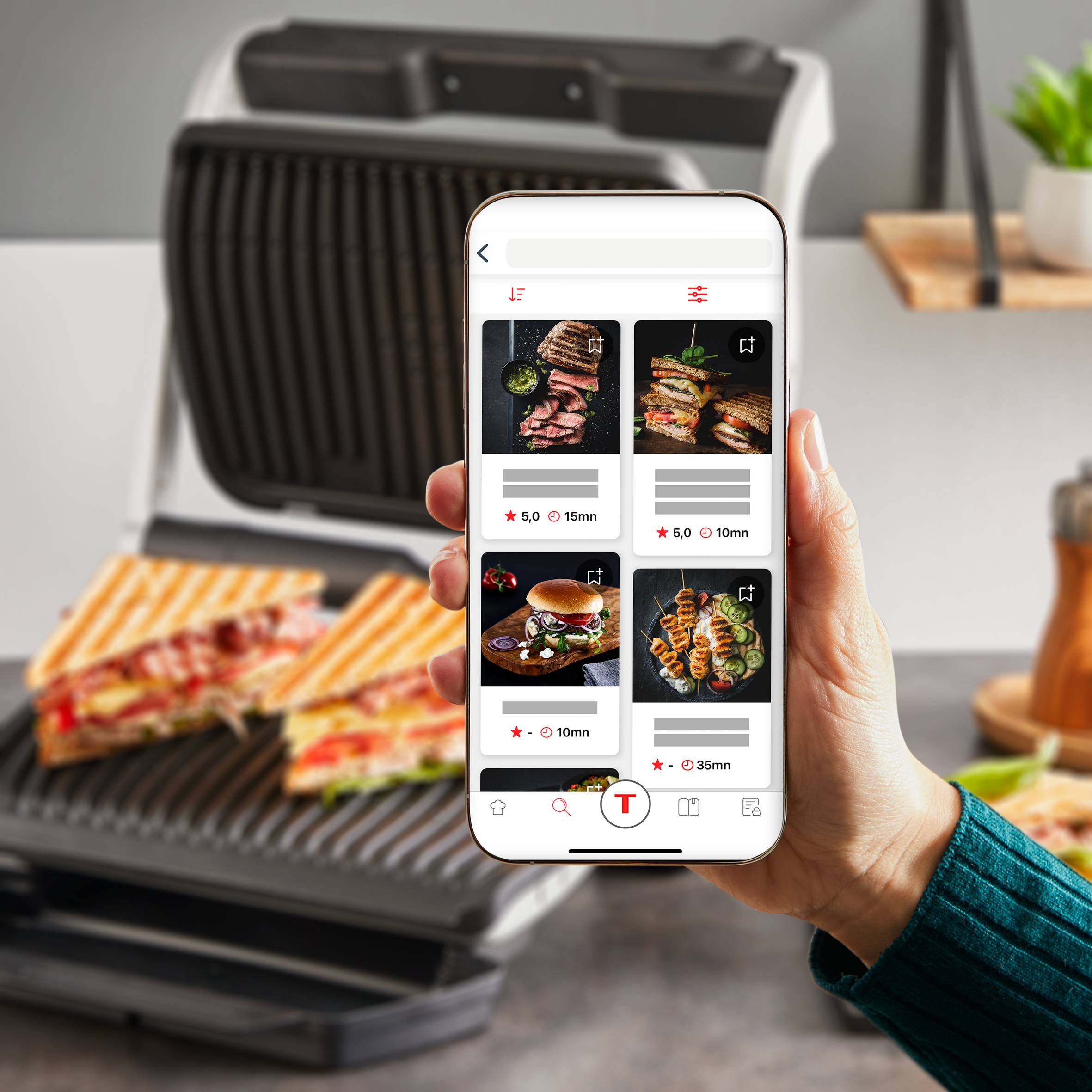 Grill elektryczny TEFAL OPTIGRILL ELITE GC750D