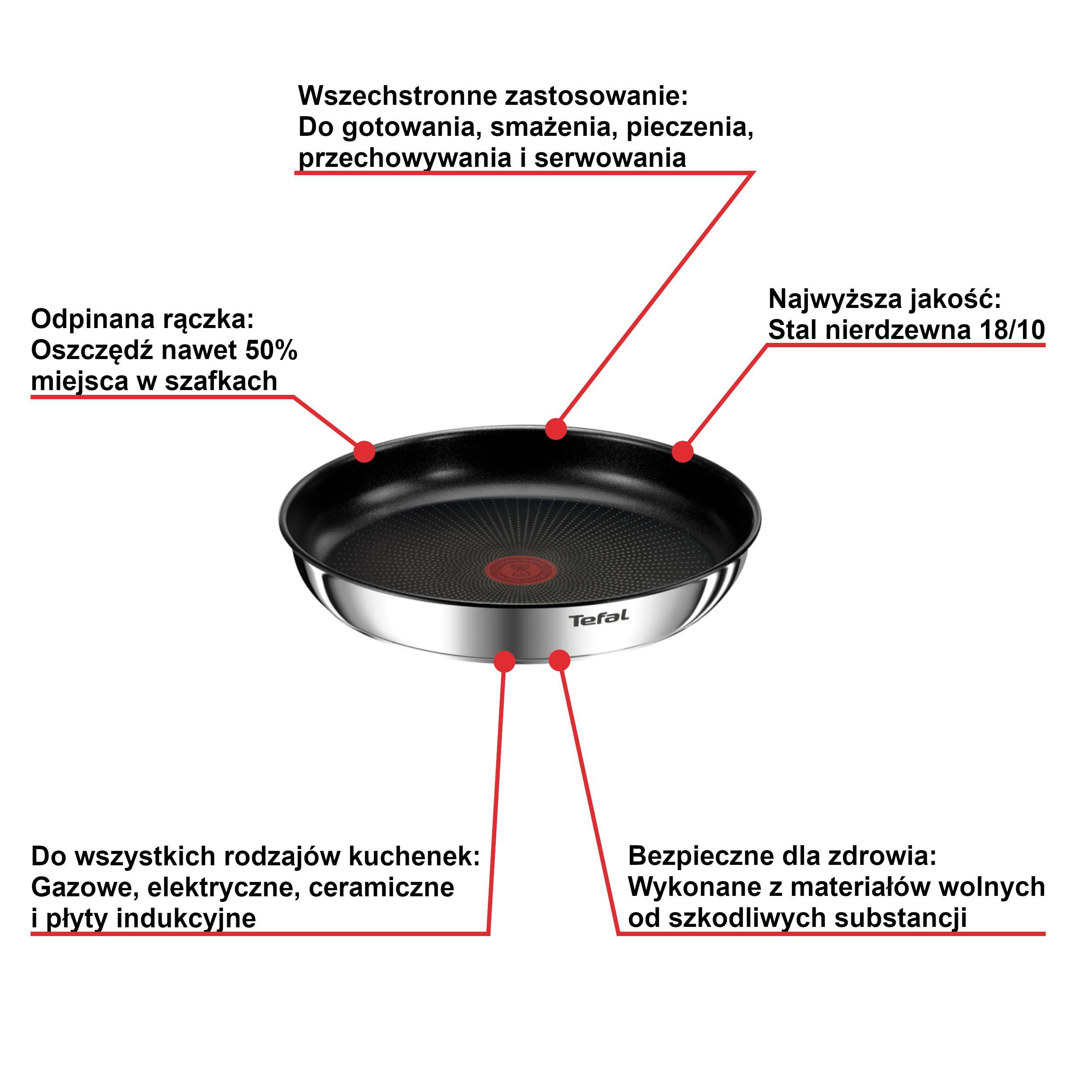 Patelnia TEFAL INGENIO EMOTION 28 cm