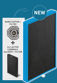 FILTR 2 w 1 CARBON CAPTUR BOOST ALLERGY+ XD7231E0 do oczyszczaczy powietrza Pure Air i Pure Air Genius