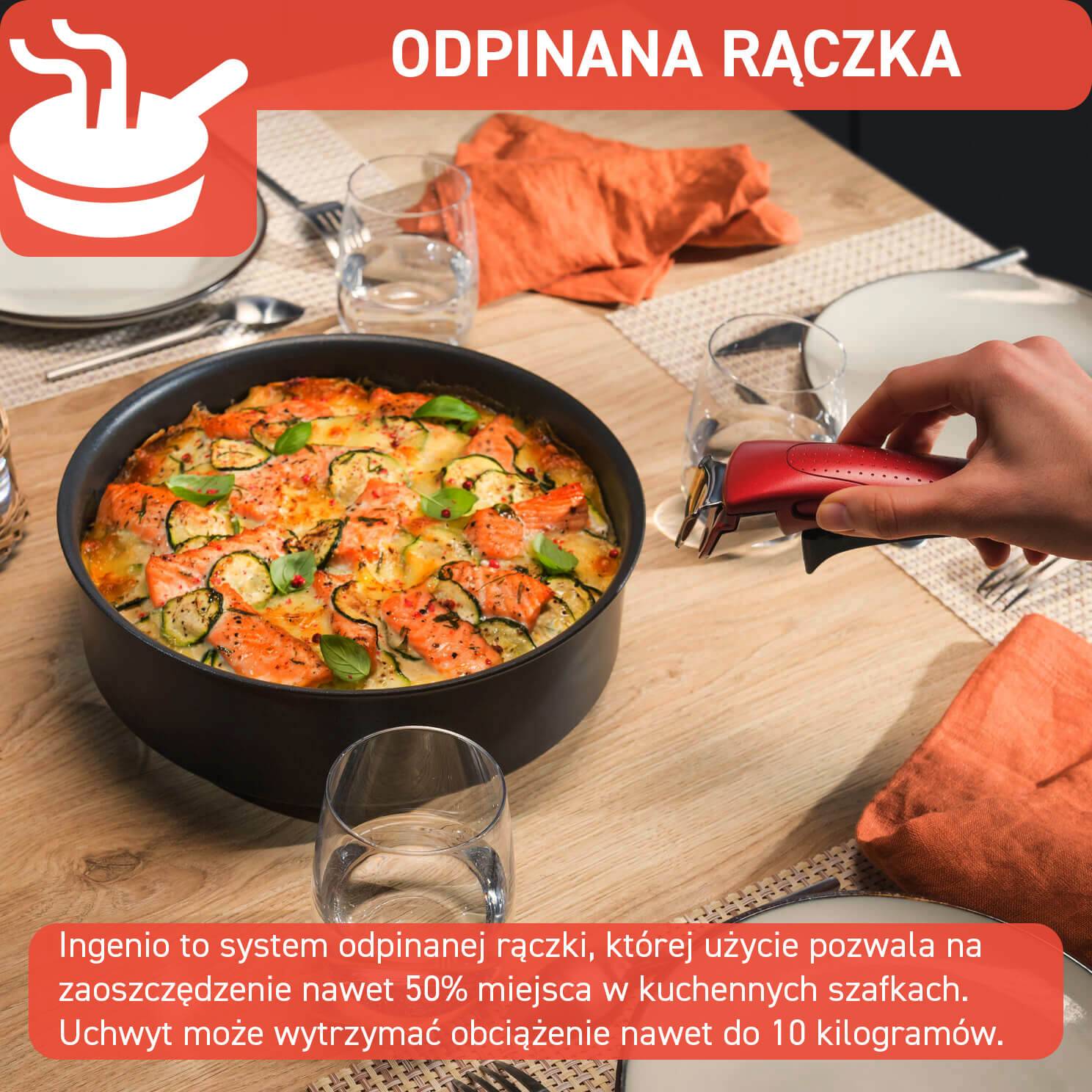 Zestaw patelni i garnków TEFAL INGENIO UNLIMITED - 13 elementów