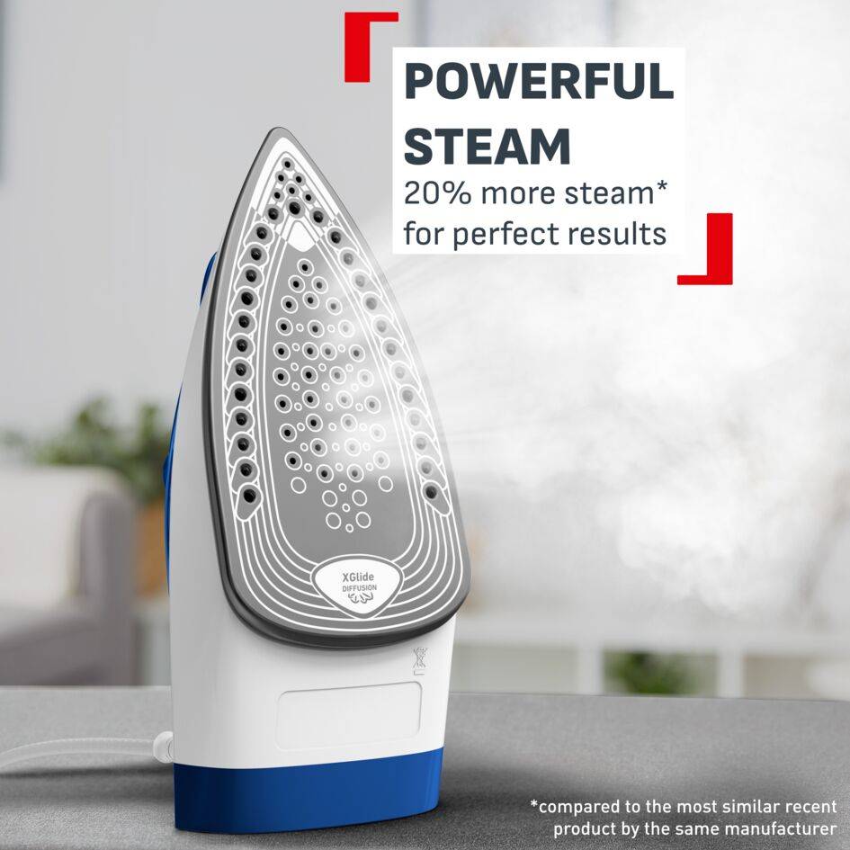 Tefal Express Steam, żelazko parowe, 2400 W, blokada kapania, duża pojemność