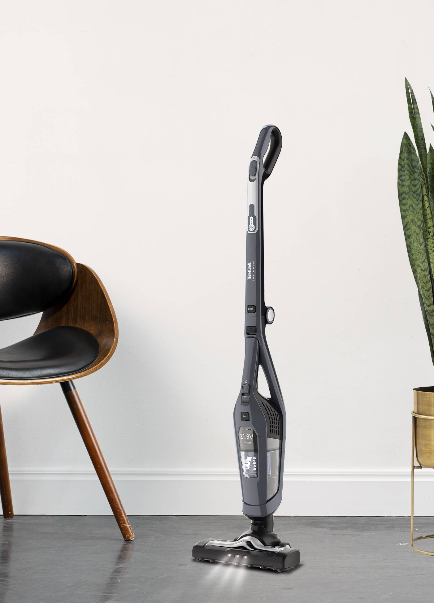 Odkurzacz bezprzewodowy TEFAL DUAL FORCE TY6756