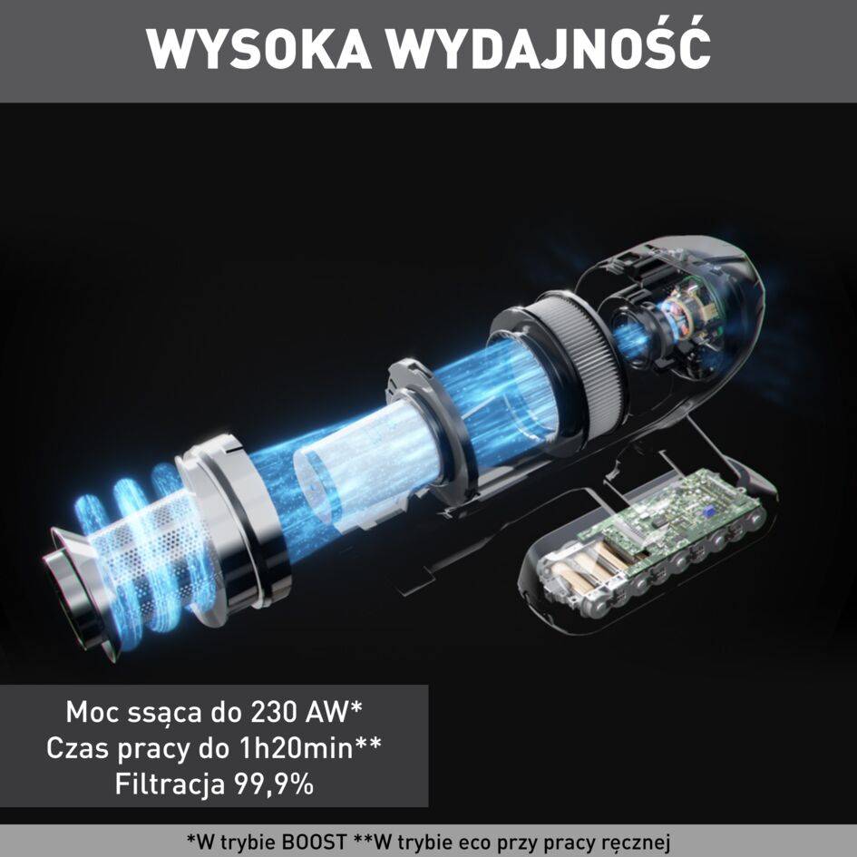 Odkurzacz bezprzewodowy TEFAL X-FORCE FLEX 15.60 TY99F1