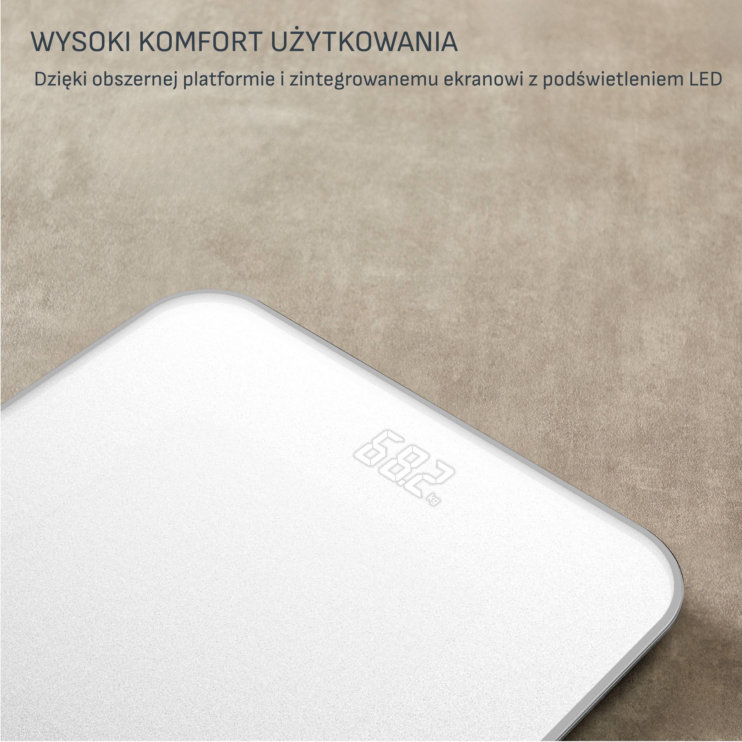 Waga łazienkowa, Tefal Classic, 180 kg, baterie