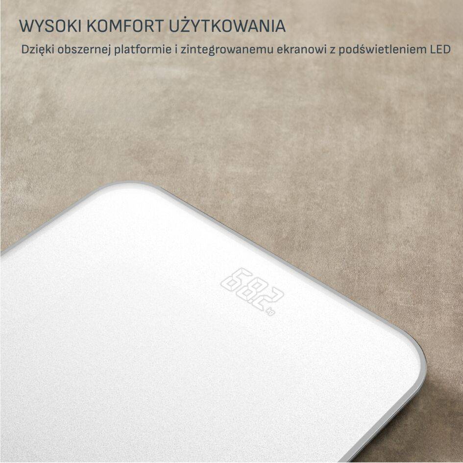 Waga łazienkowa, Tefal Classic, 180 kg, baterie