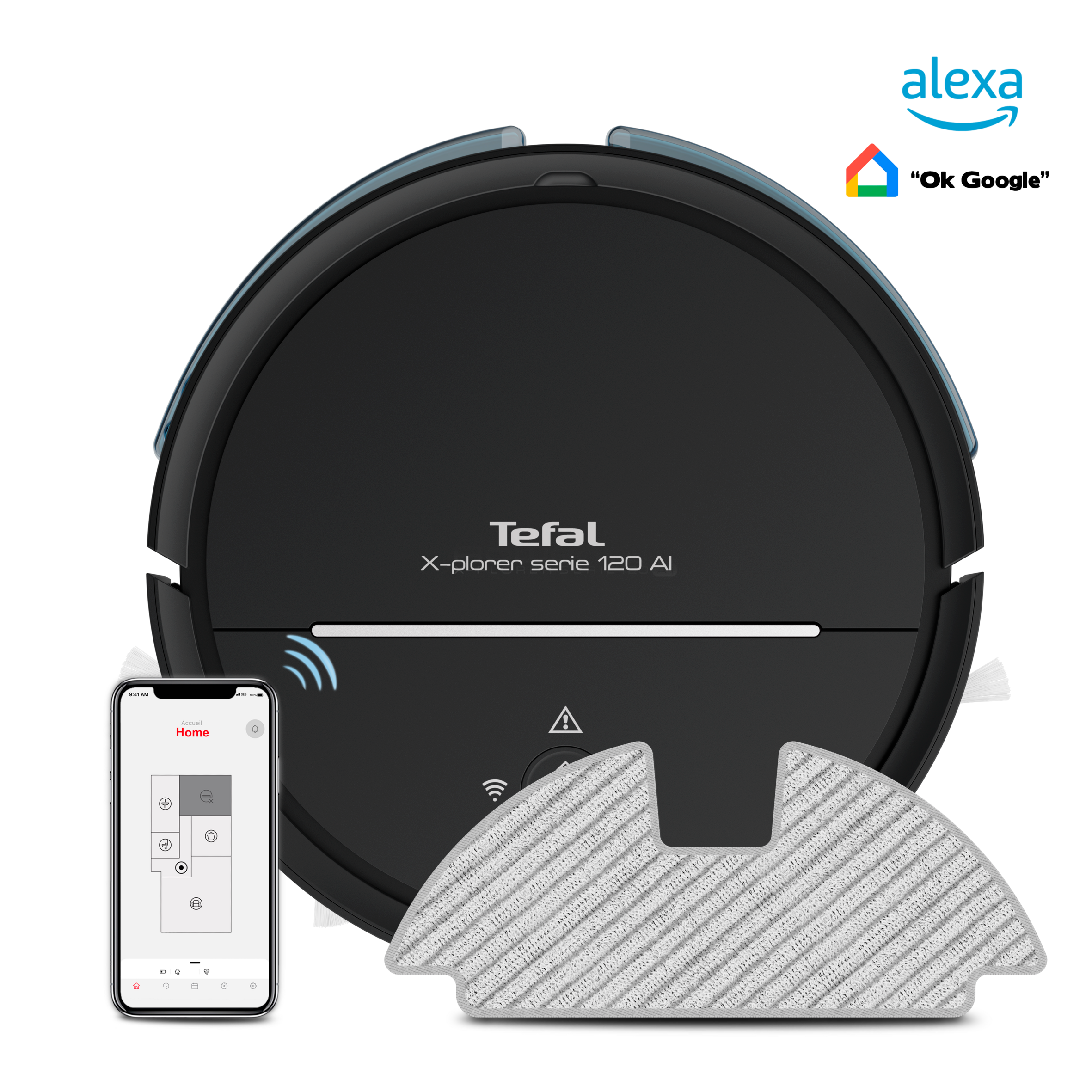 Robot sprzątający TEFAL XPLORER S120 AI RG7865