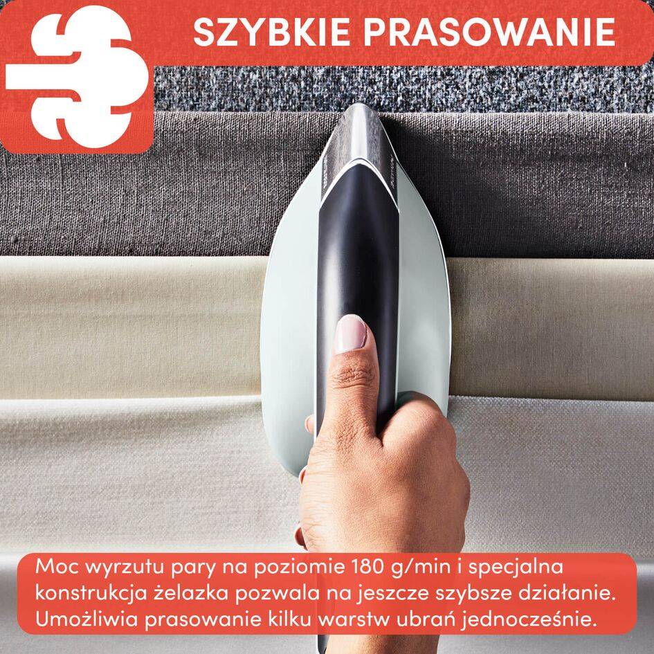 Parownica, Tefal Duo Power, mata do prasowania