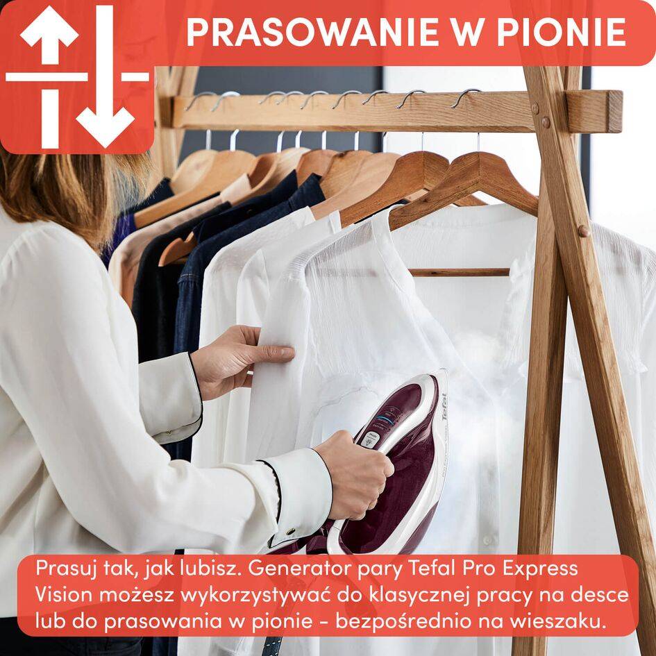 Generator pary, Tefal Pro Express Vision, 180 g/min, 8,3 bar, LED