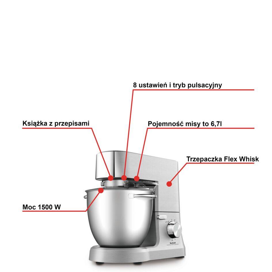 Robot planetarny TEFAL MASTERCHEF GRANDE KITCHEN QB813D38