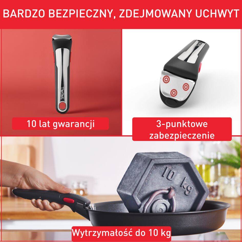 Zestaw patelni i garnków TEFAL UNLIMITED ON - 8 elementów