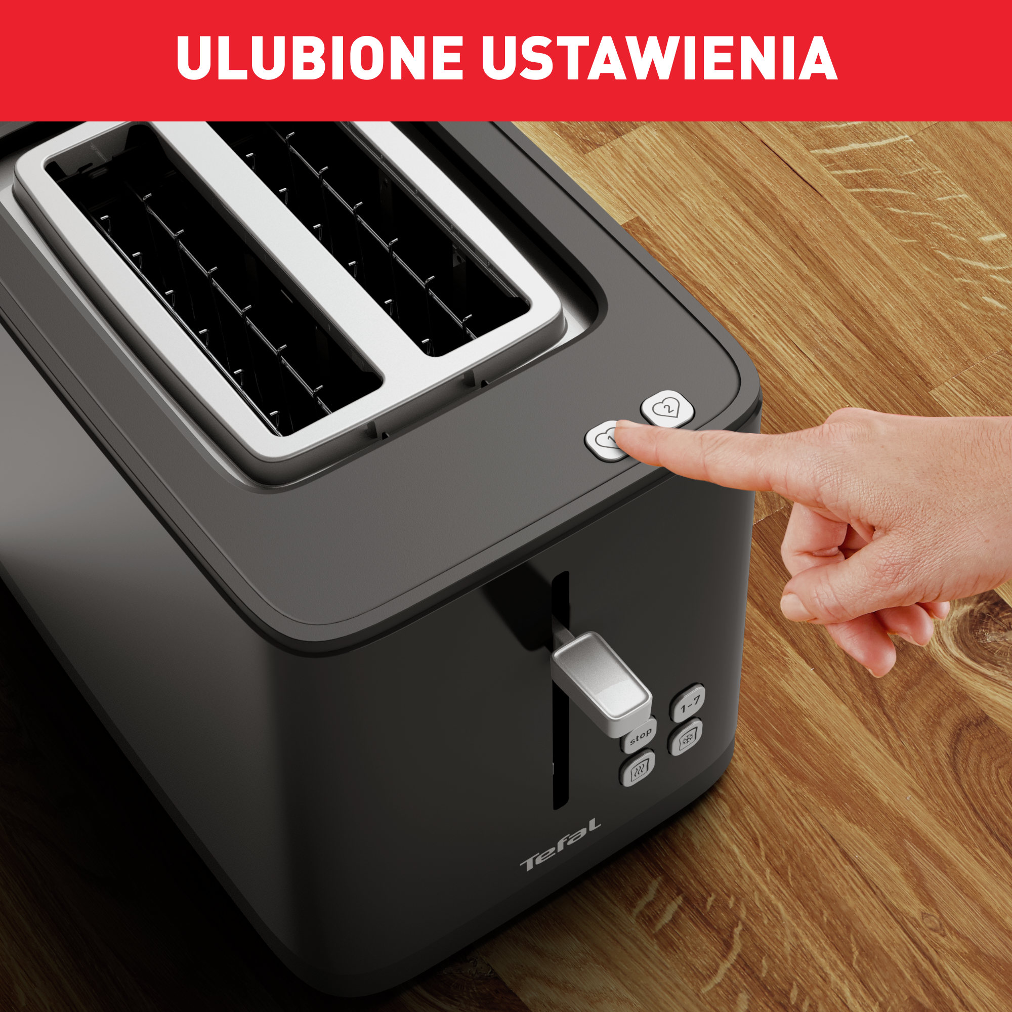 Toster TEFAL DISPLAY TOASTER TT6408