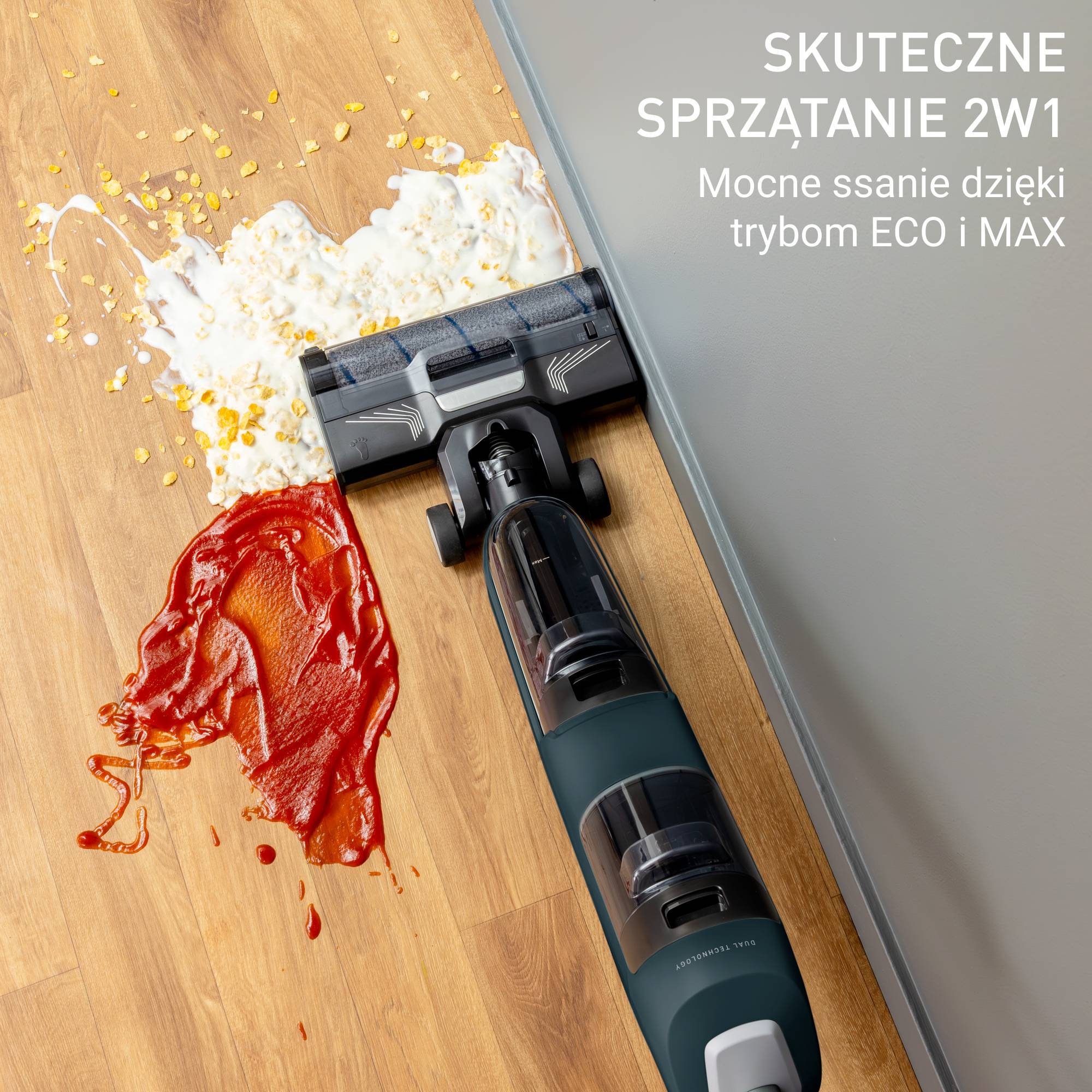 Bezprzewodowy odkurzacz myjący Tefal X-Clean 2, 30 min, samoczyszczenie