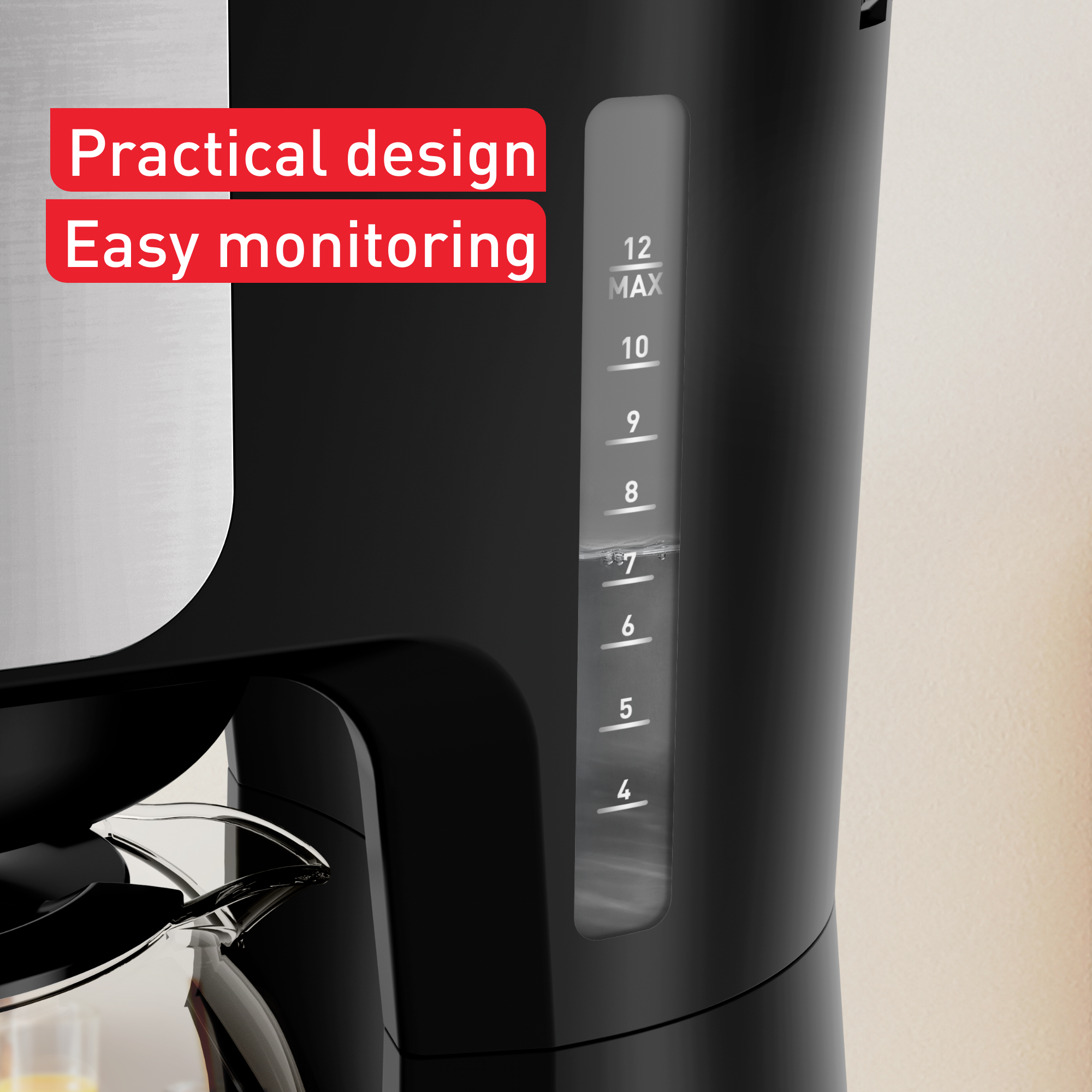 New Equinox Filter Coffee Maker, Timer, Easy Filling