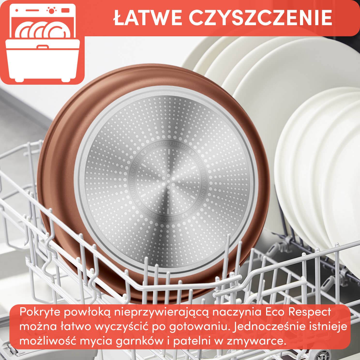 Zestaw patelni TEFAL INGENIO ECO RESPECT - 3 elementy