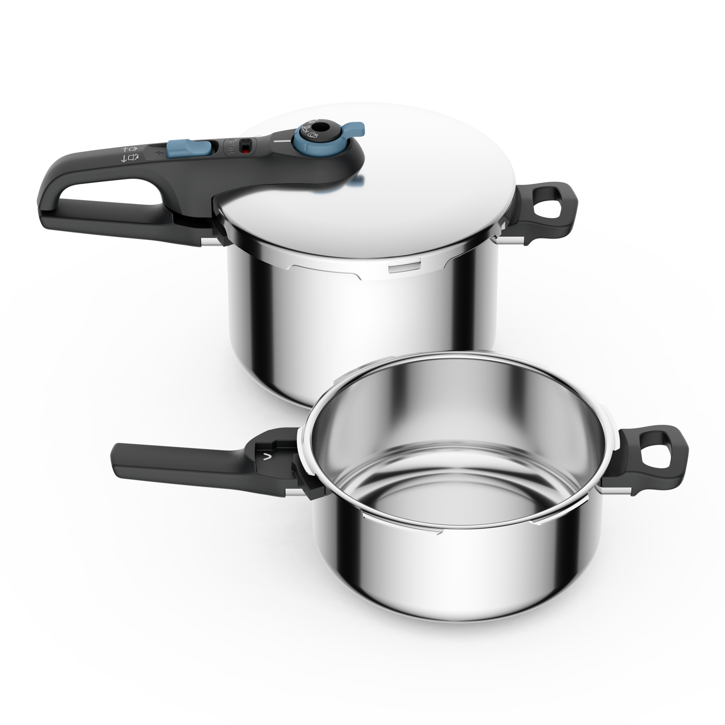 Szybkowar TEFAL SECURE TRENDY 4L + 6L + koszyk