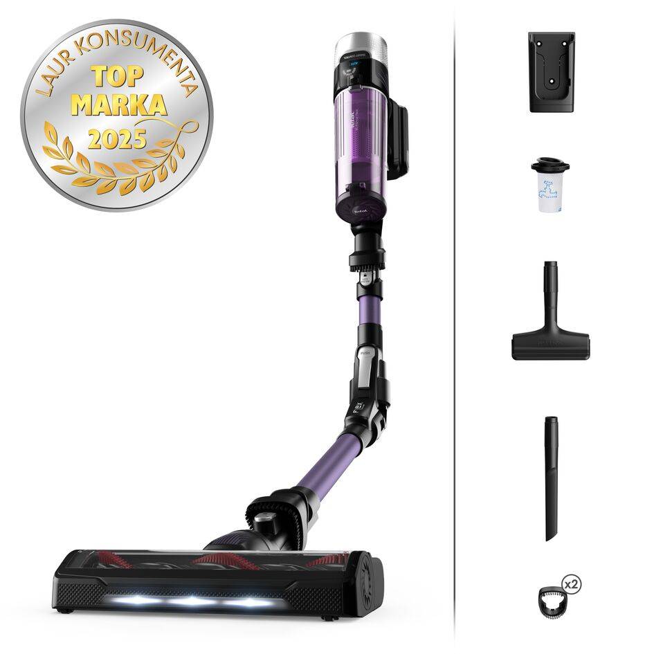 Odkurzacz bezprzewodowy, Tefal X-Force Flex 9.60, 100 AW, 45 min, lekki