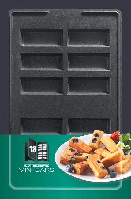 Pudełko z 2 gładkimi mini wkładkami Snack Collection XA801312