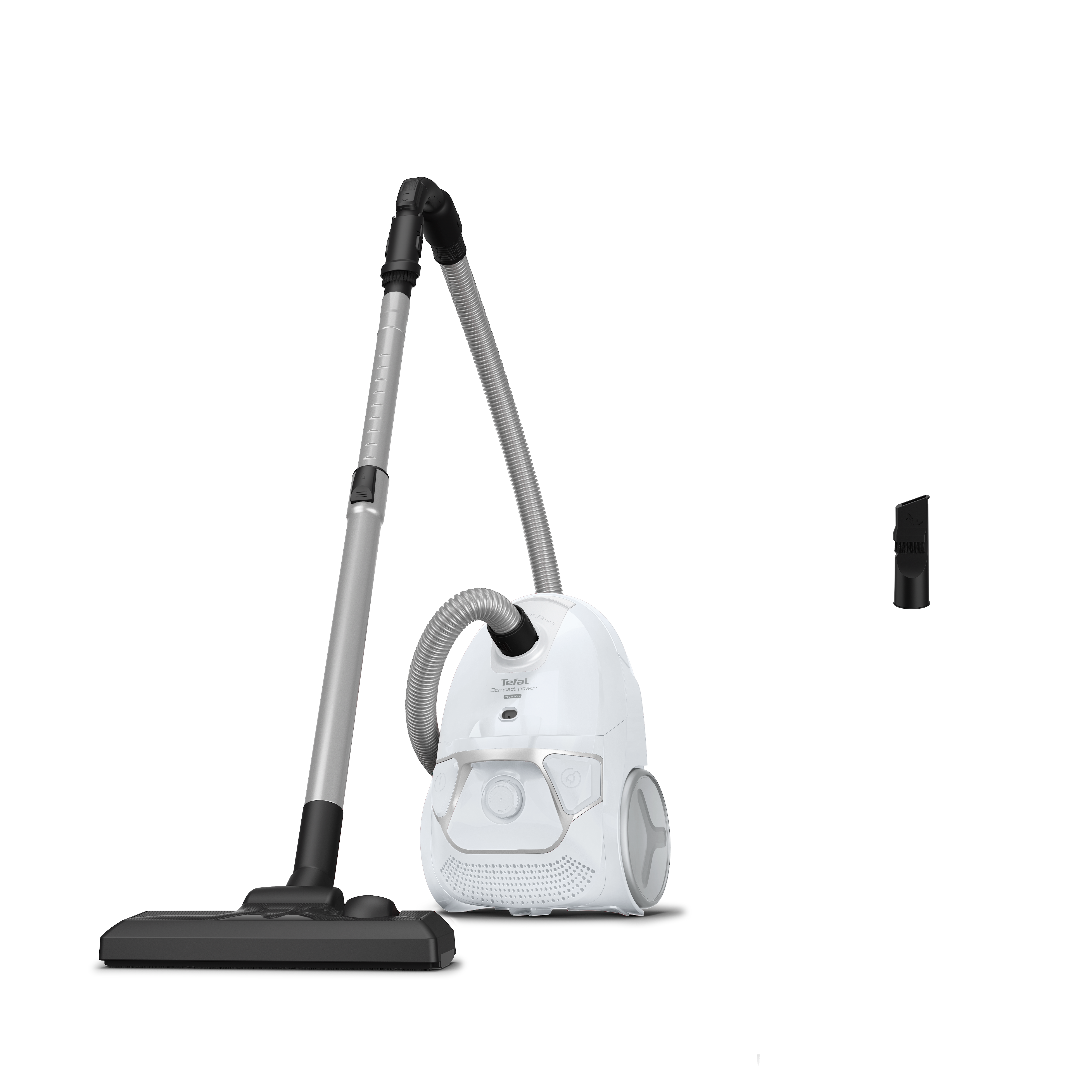 Tefal Compact Power, odkurzacz workowy, 750 W, duży zasięg, filtracja