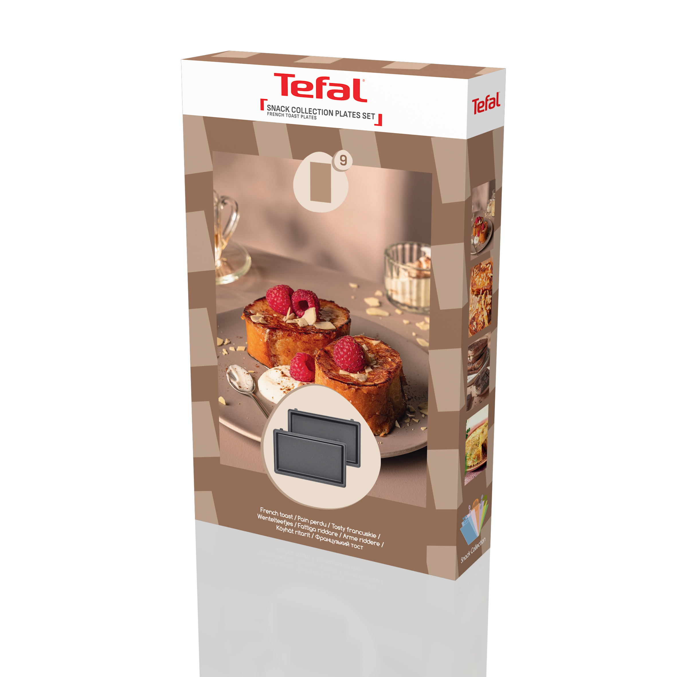 2 płyty do tostów francuskich Snack Collection XA8109F0