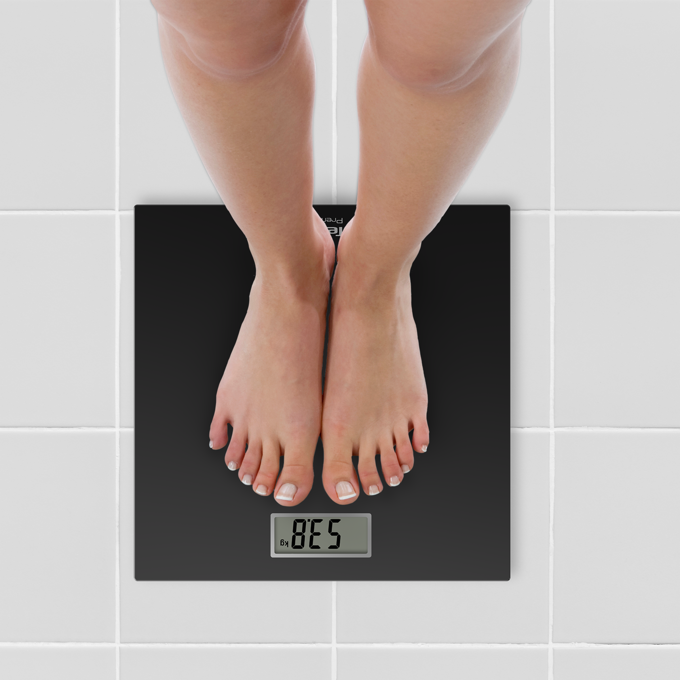 Waga łazienkowa, Tefal Premiss, 150kg, wyświetlacz, baterie