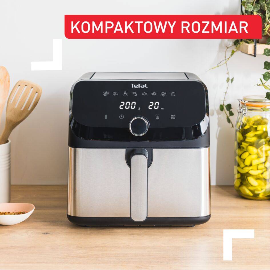 Frytkownica beztłuszczowa Easy Fry Mega, bardzo duża pojemność 7,5 L, 8 automatycznych programów