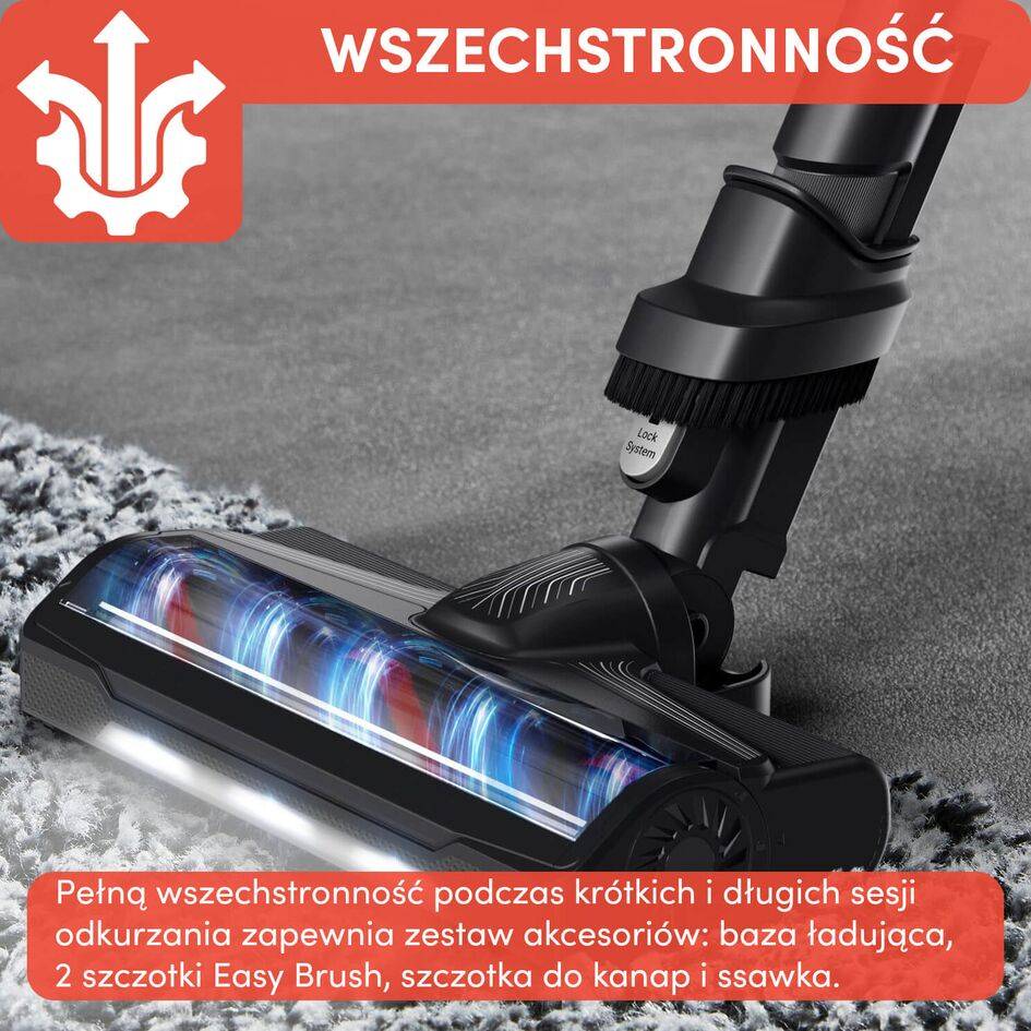 Odkurzacz bezprzewodowy, Tefal X-Pert 7.60, 140 W, 27 min, lekki