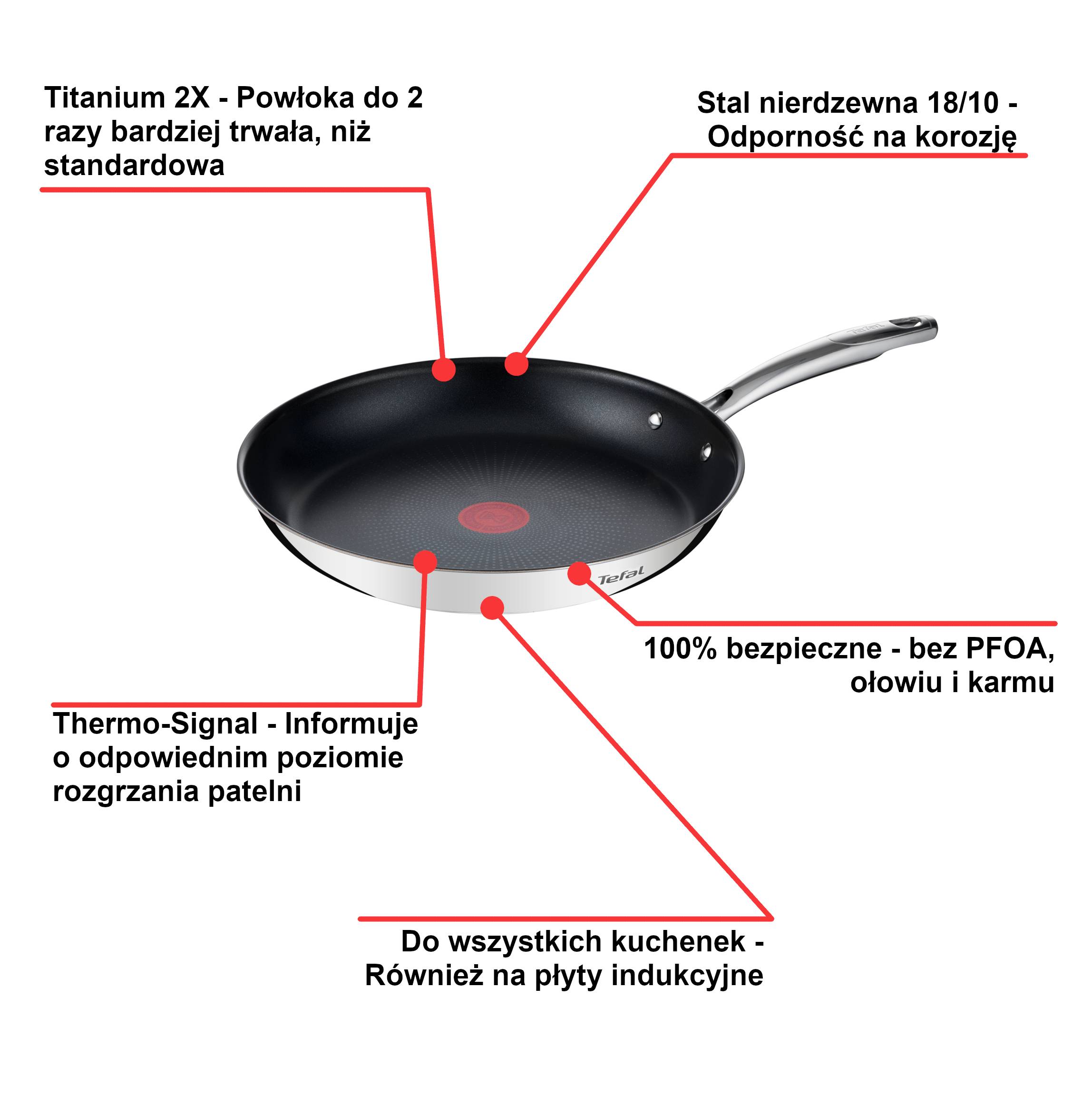 Patelnia TEFAL DUETTO+ 30cm