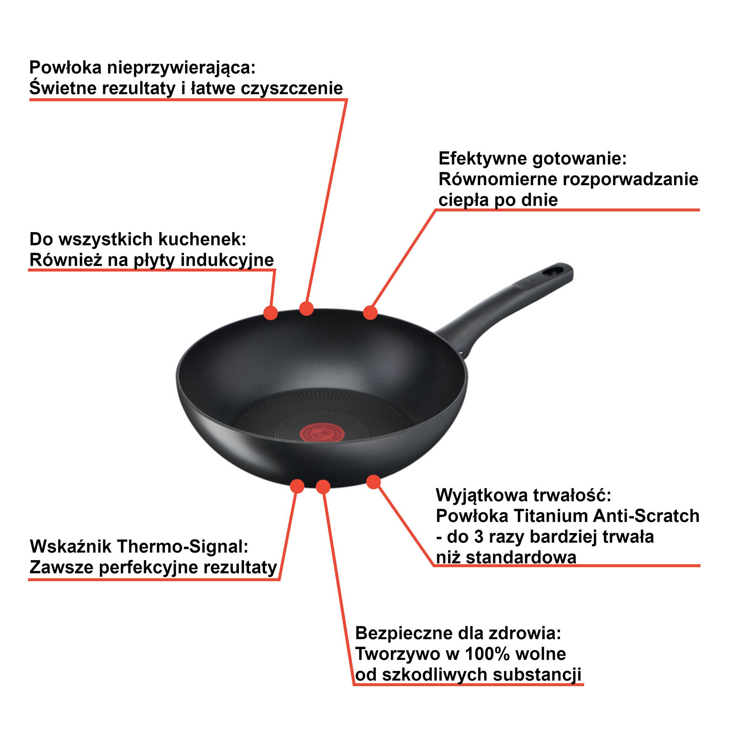 Wok TEFAL ULTIMATE 28cm