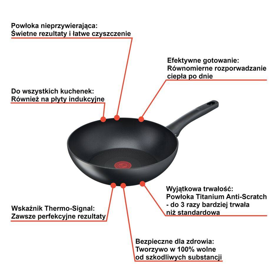 Wok TEFAL ULTIMATE 28cm