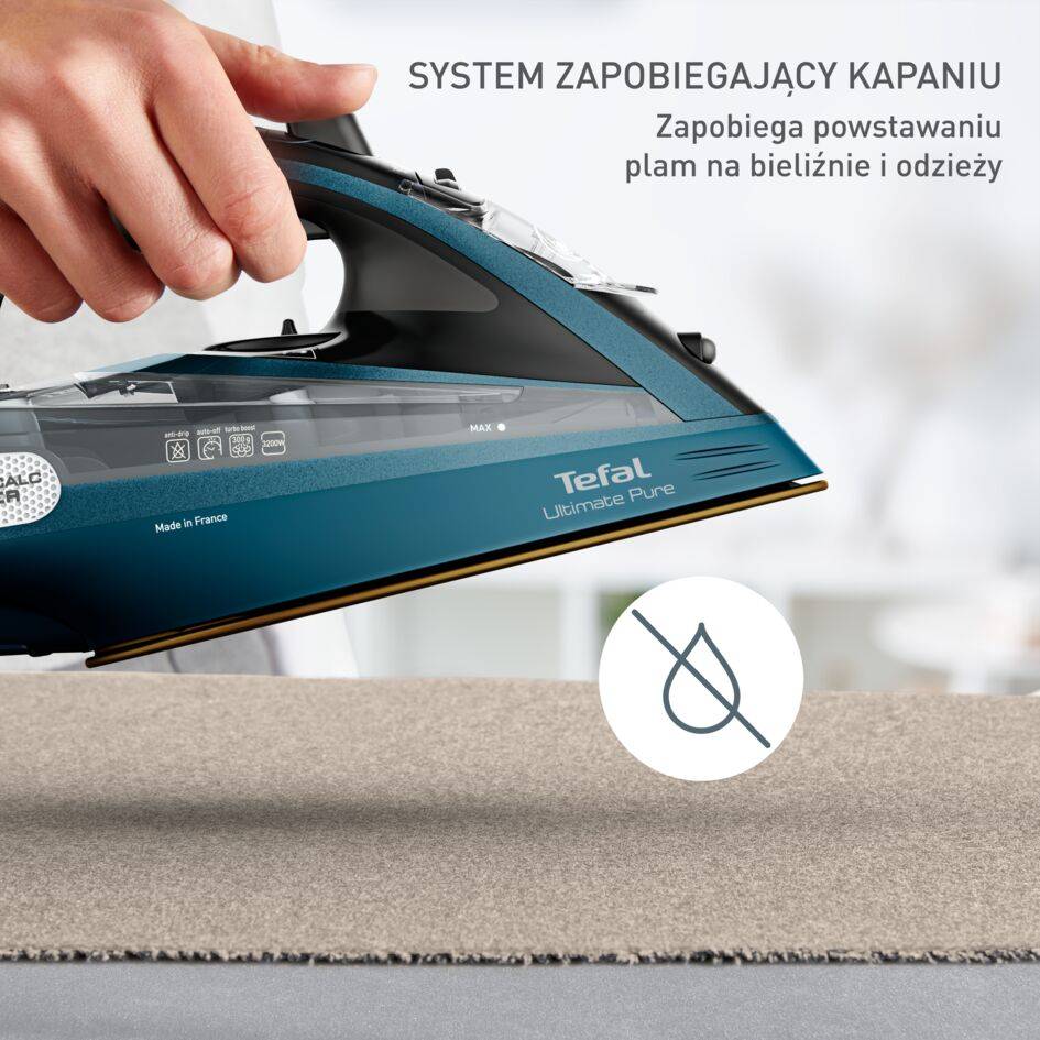 Ultimate Pure, żelazko parowe, wysokowydajna moc pary