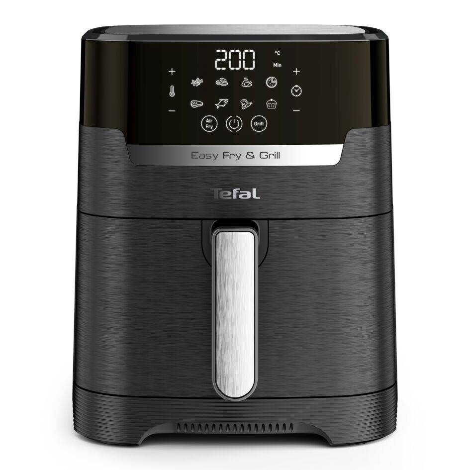 Frytkownica beztłuszczowa, Tefal Easy Fry&Grill EY5058, pojemność 4,2 l, funkcja grilla