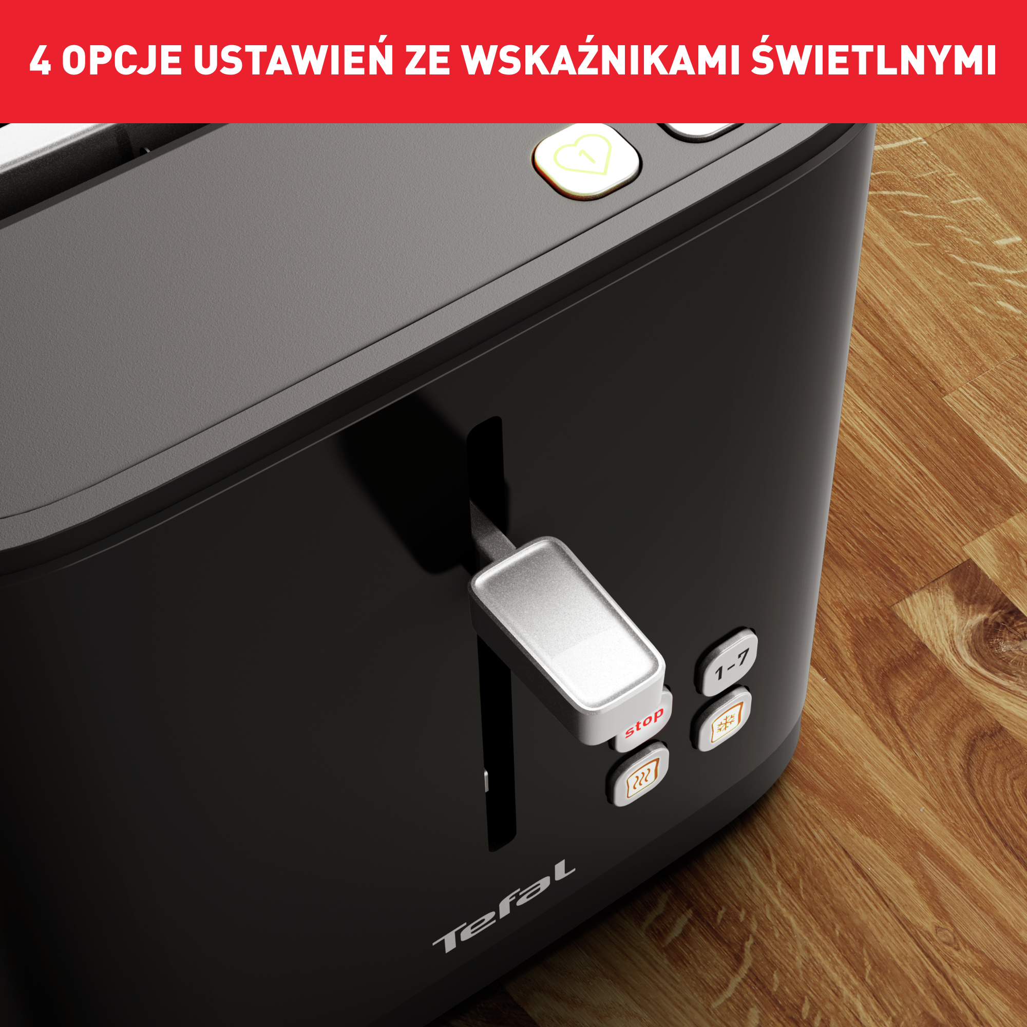 Toster TEFAL DISPLAY TOASTER TT6408