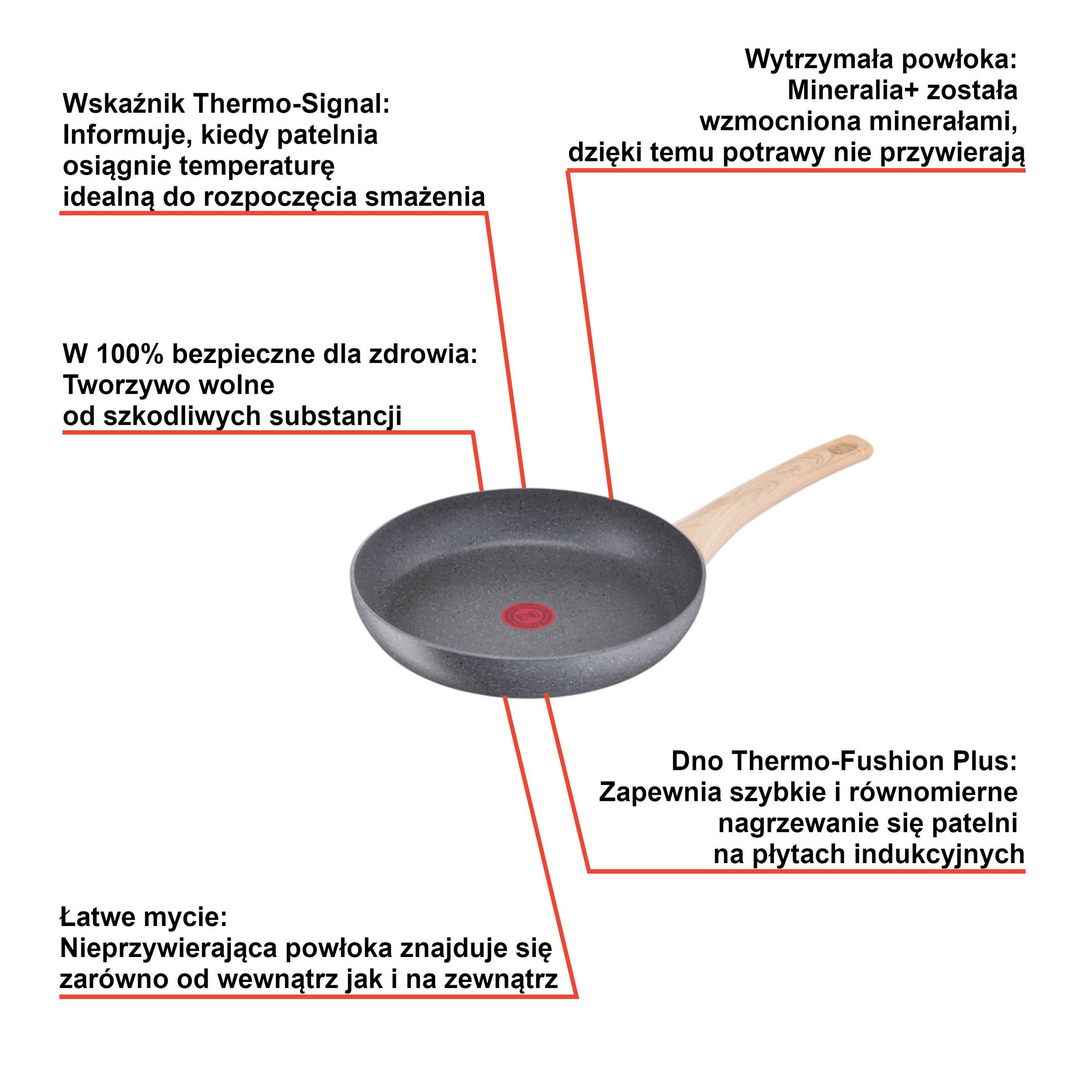 Patelnia TEFAL NATURAL FORCE 24cm