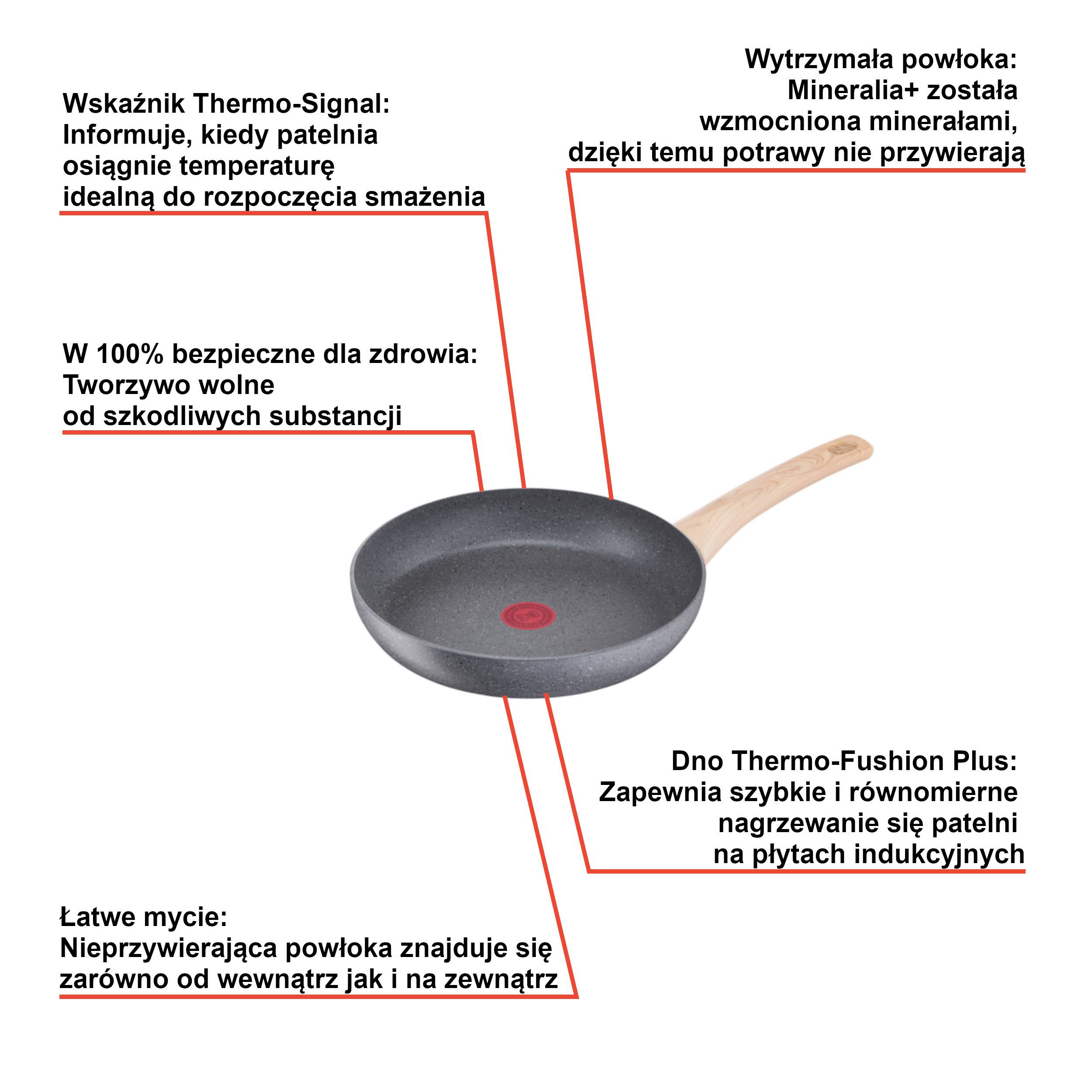 Patelnia TEFAL NATURAL FORCE 24cm