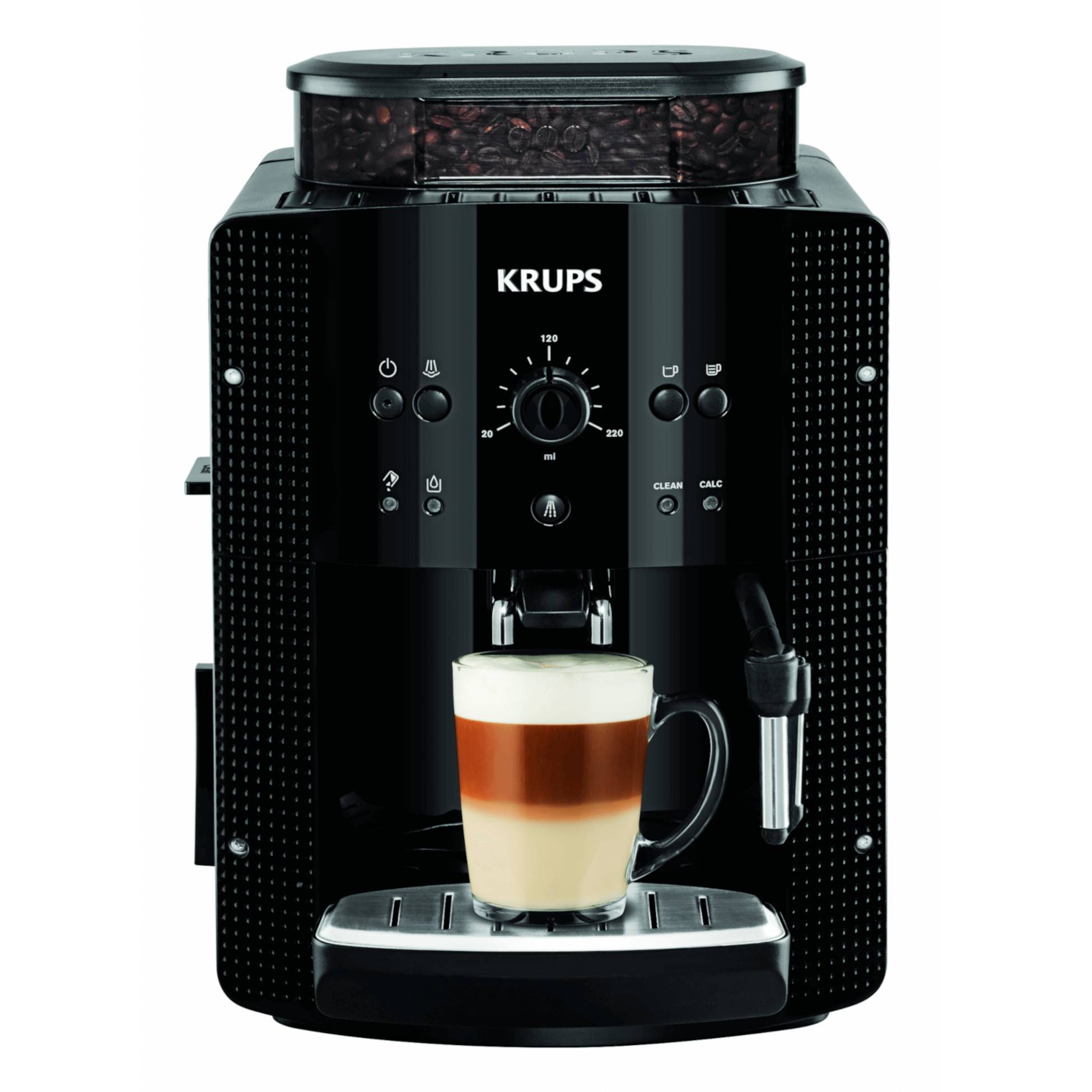 Ekspres ciśnieniowy do kawy KRUPS ESSENTIAL EA8108 (czarny)