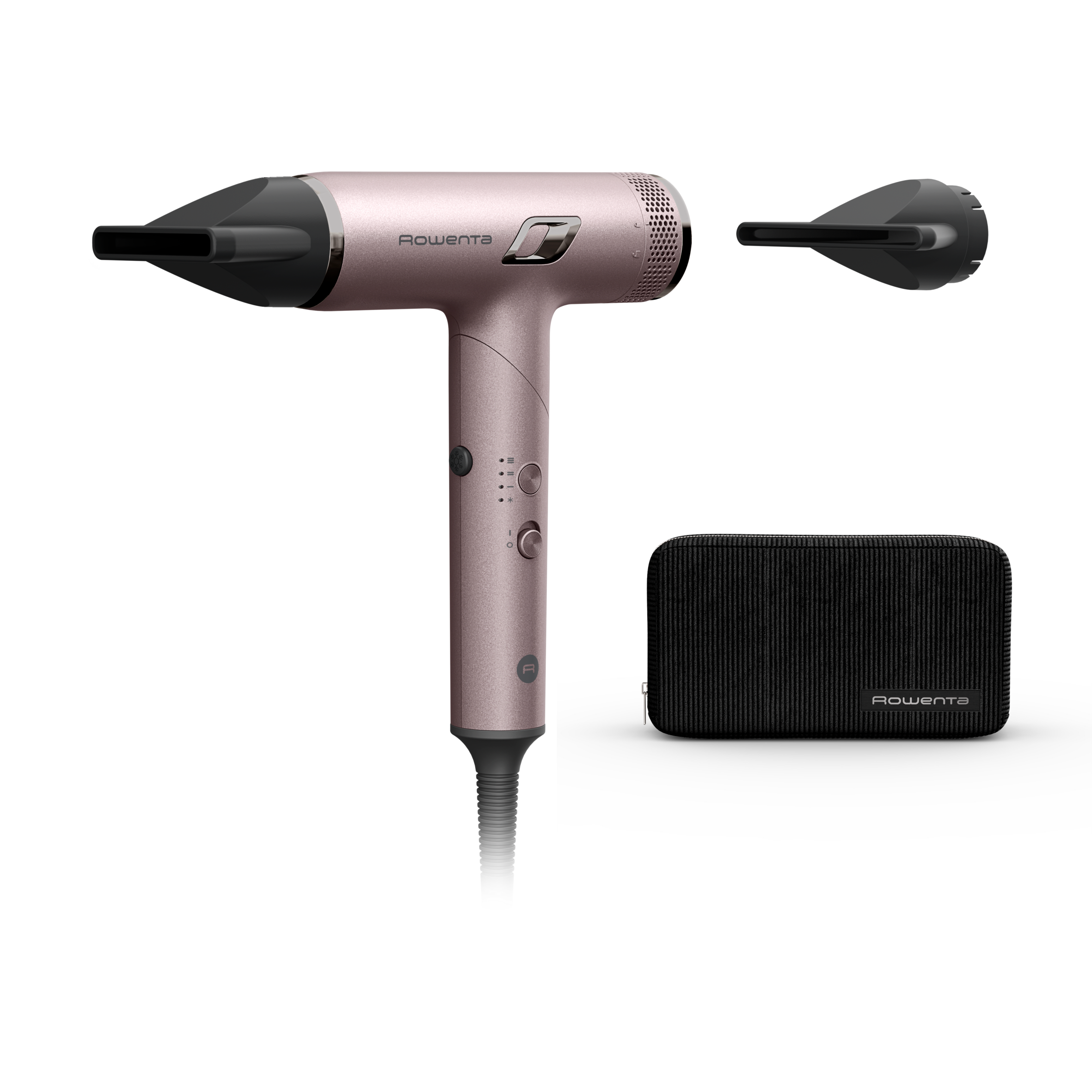 Składana suszarka do włosów, Rowenta Nano Fold, kompaktowa, jonizacja, 3 poziomy