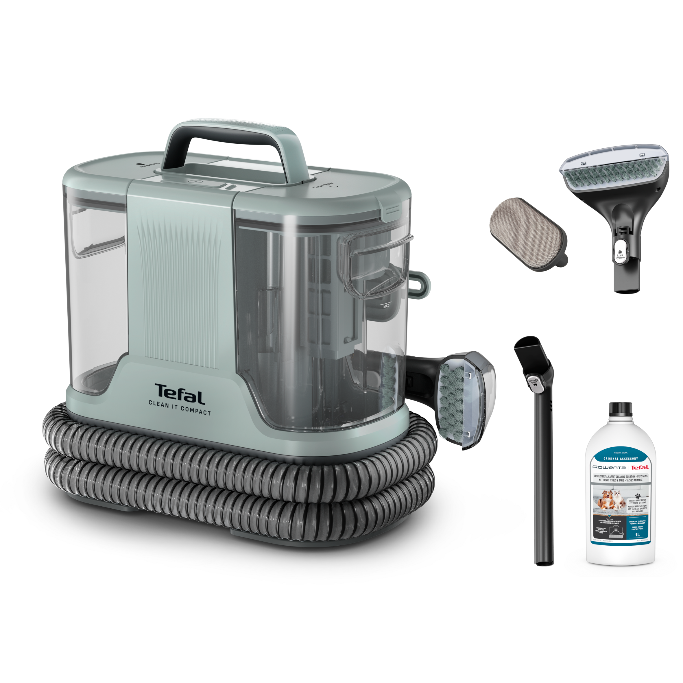 Clean It, Odkurzacz piorący, czyszczenie dywanów, szybkie rezultaty, kompaktowa konstrukcja