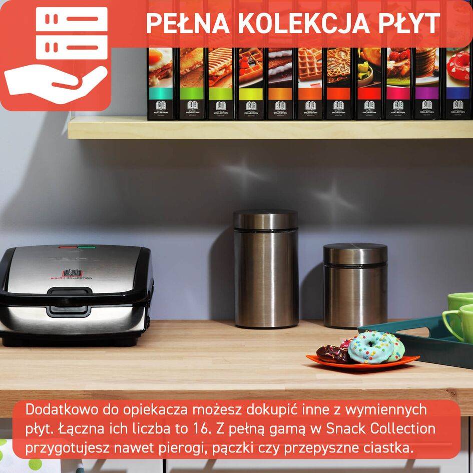 Opiekacz TEFAL SNACK COLLECTION SW852D