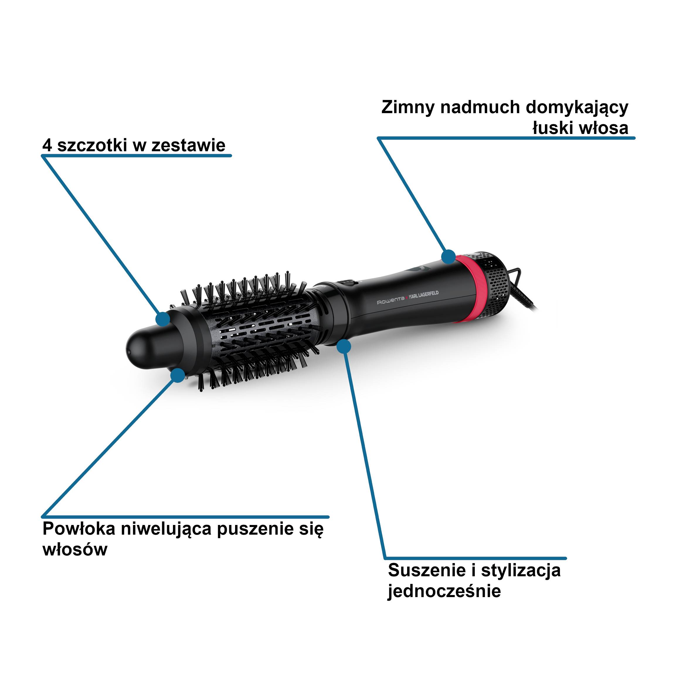 SZCZOTKA DO WŁOSÓW CF635LF0