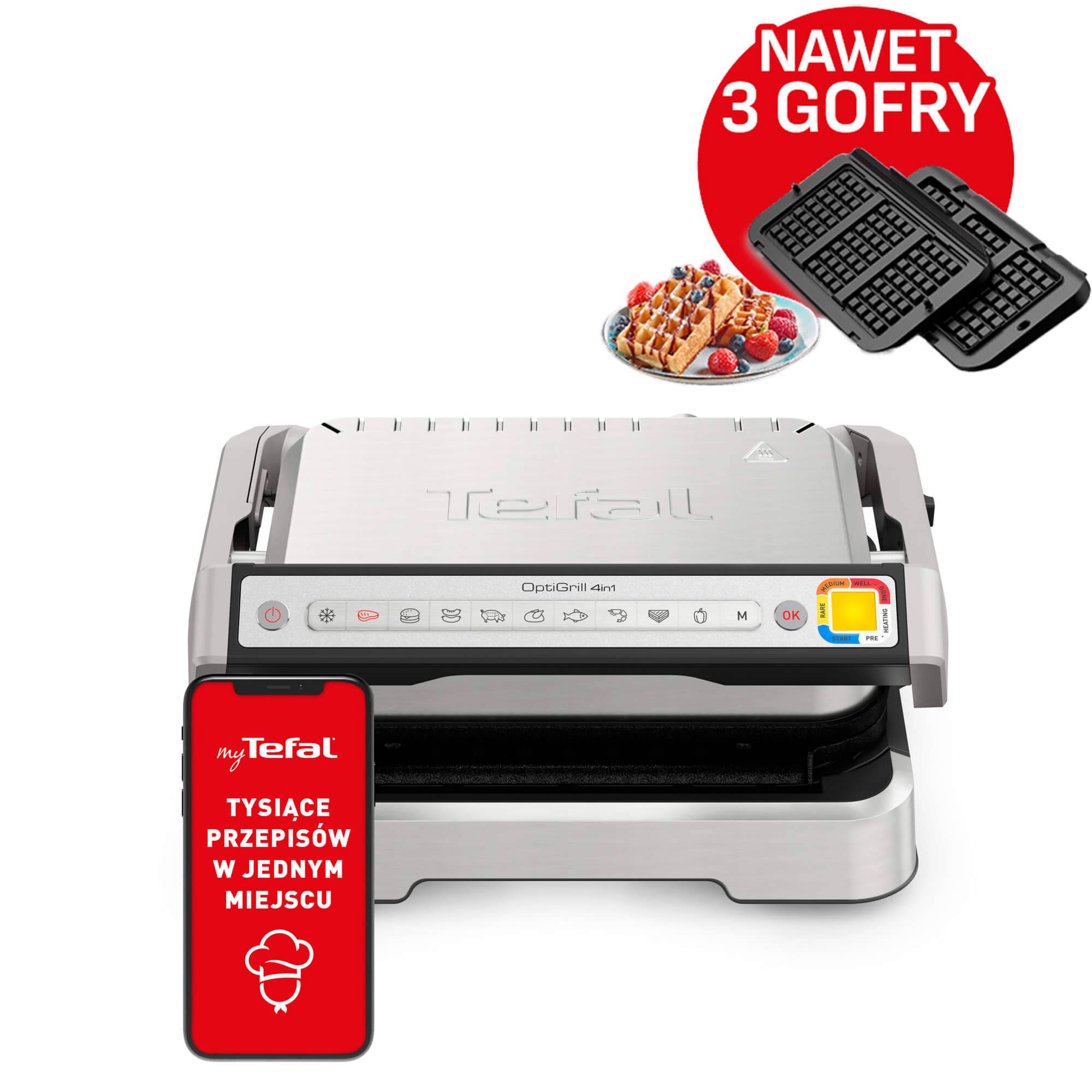 Grill elektryczny TEFAL OPTIGRILL GC774D