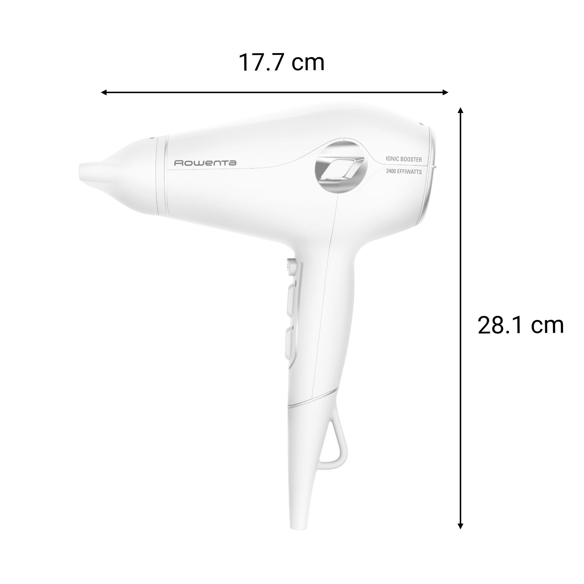 Suszarka do włosów, Rowenta Volumizer, jonizacja, zimny nadmuch, 3 poziomy