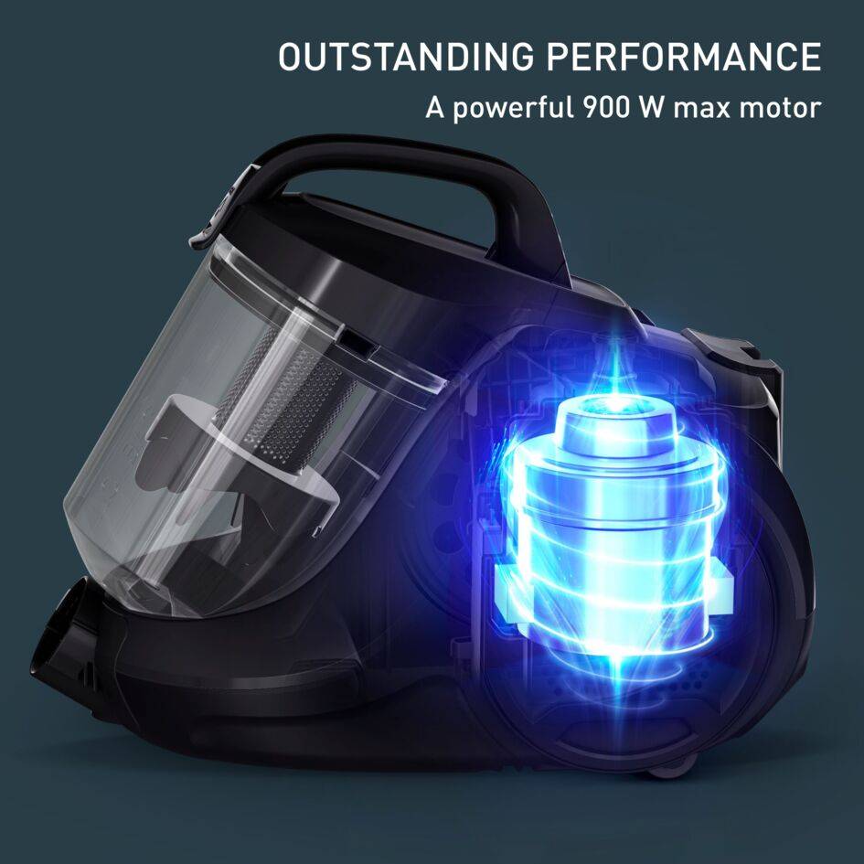 Swift Power Cyclonic Vacuum Cleaner, High Performance, 900W max, Compact Design